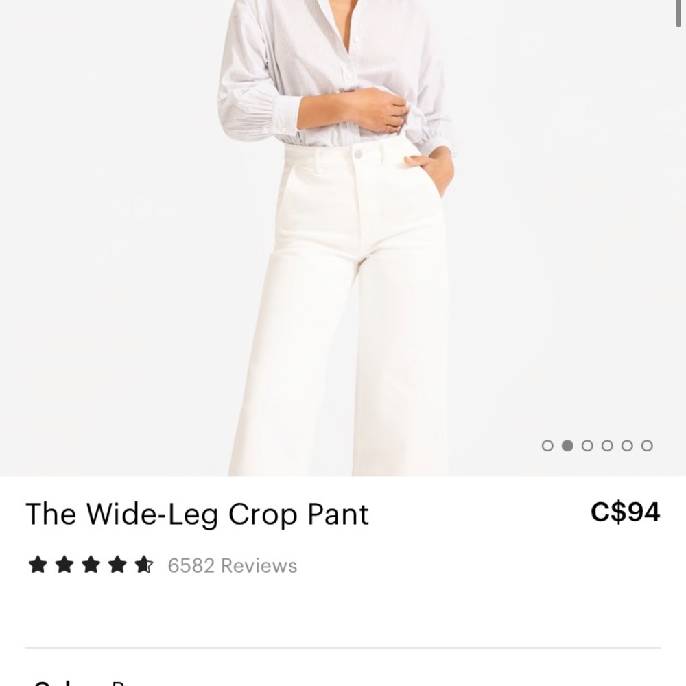 Everlane Sailor Pant in White